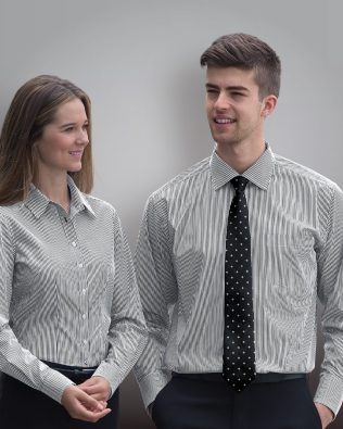 Custom The Standard The Wynyard Stripe Shirt – Mens TH-TWS