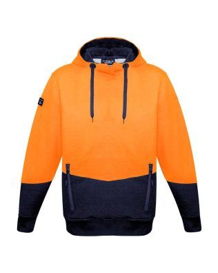 Custom Syzmik Unisex Hi Vis Textured Jacquard Hoodie FA-ZT477