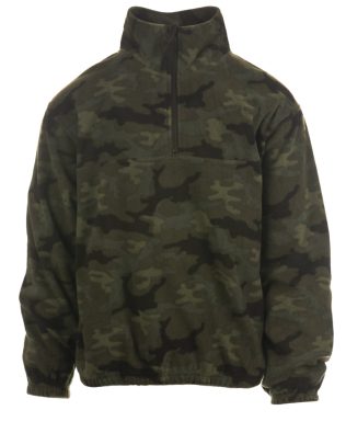 Custom Burnside Apparel Polar Fleece 1/4 Zip Jacket – Print C3-B3052-PRINT