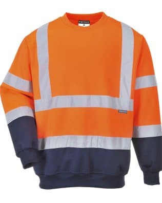 Custom Portwest Hi-Vis 2-Tone Sweatshirt