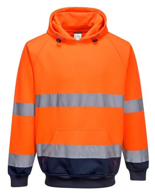 Custom Portwest Hi-Vis Two-Tone Hooded Sweater