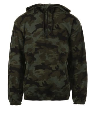 Custom Burnside Apparel 1/4 Zip Polar Fleece Pullover – Print C3-B3600-PRINT-2XL-3XL