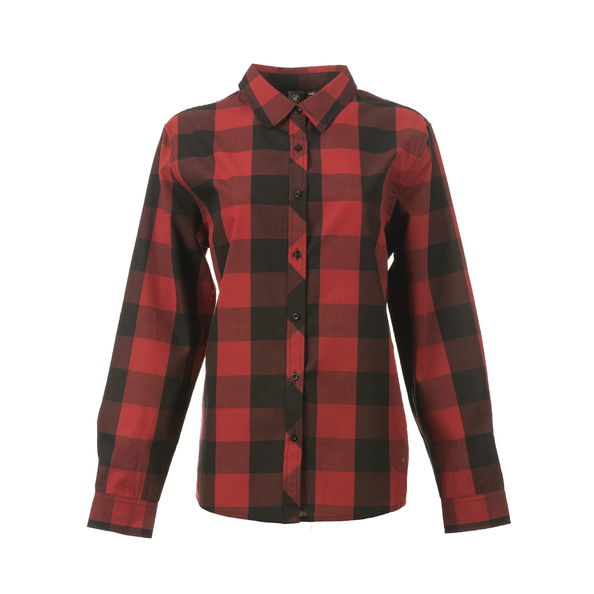 Ladies Buffalo Plaid L-s Shirt