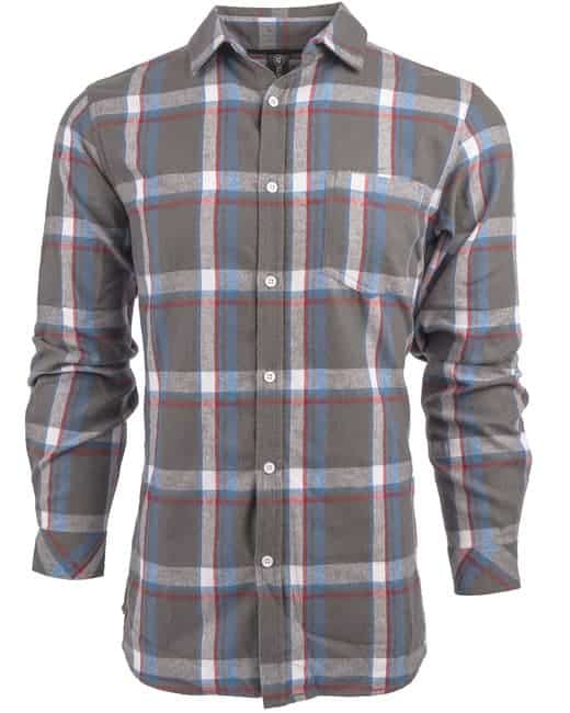 Ladies L-S Plaid Flannel Shirt