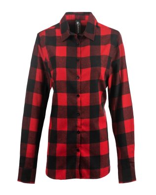 Custom Burnside Apparel Ladies Boyfriend Flannel C3-B5215-2XL-3XL