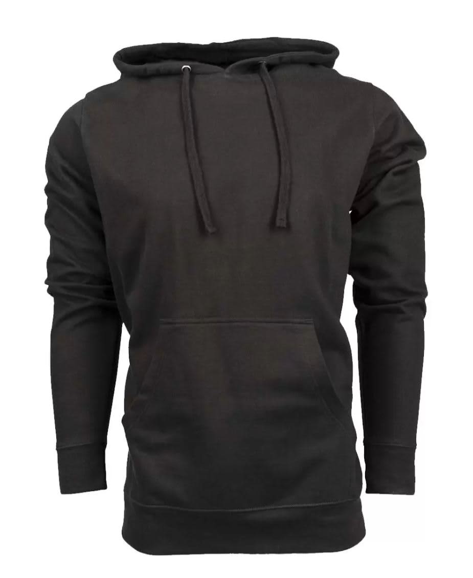 Ladies French Terry Pullover Hoodie - Solid