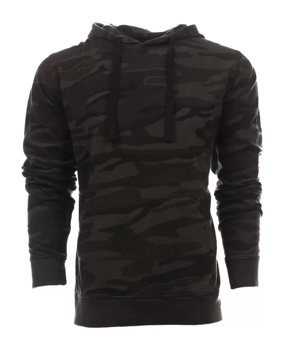 Ladies French Terry Pullover Hoodie - Print