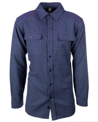 Custom Burnside Apparel Mens L-S Solid Flannel Shirt C3-B8200