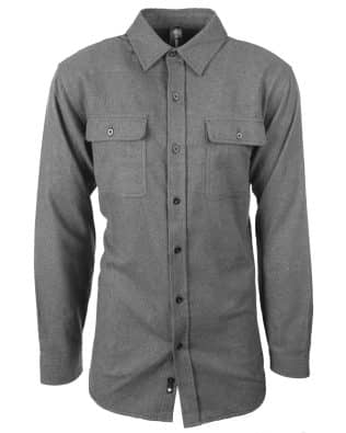 Custom Burnside Apparel Mens L-S Solid Flannel Shirt C3-B8200-2XL-3XL