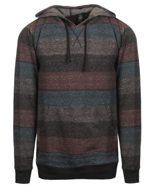 Custom Burnside Apparel Mens Santa Fe Striped Hoodie – Print C3-B8603-PRINT