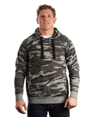 Custom Burnside Apparel Mens French Terry Hoodie Pullover C3-B8605