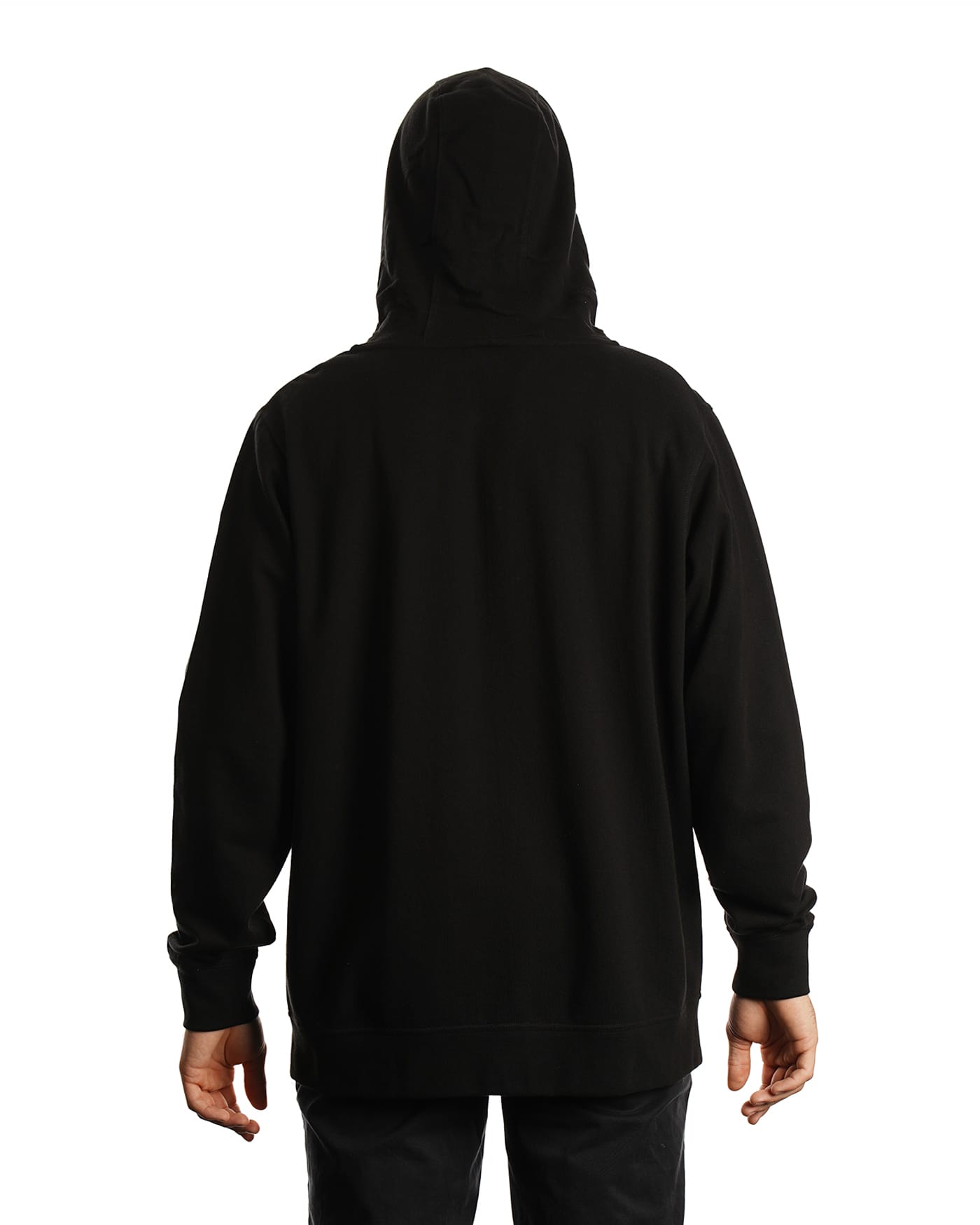 Mens French Terry Zip Hoodie - Solid