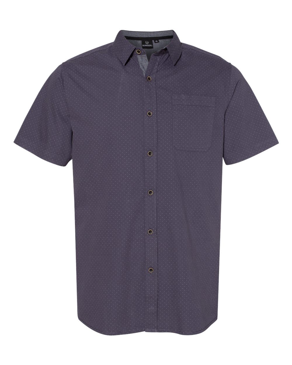 Mens S-s Peached Poplin Shirt