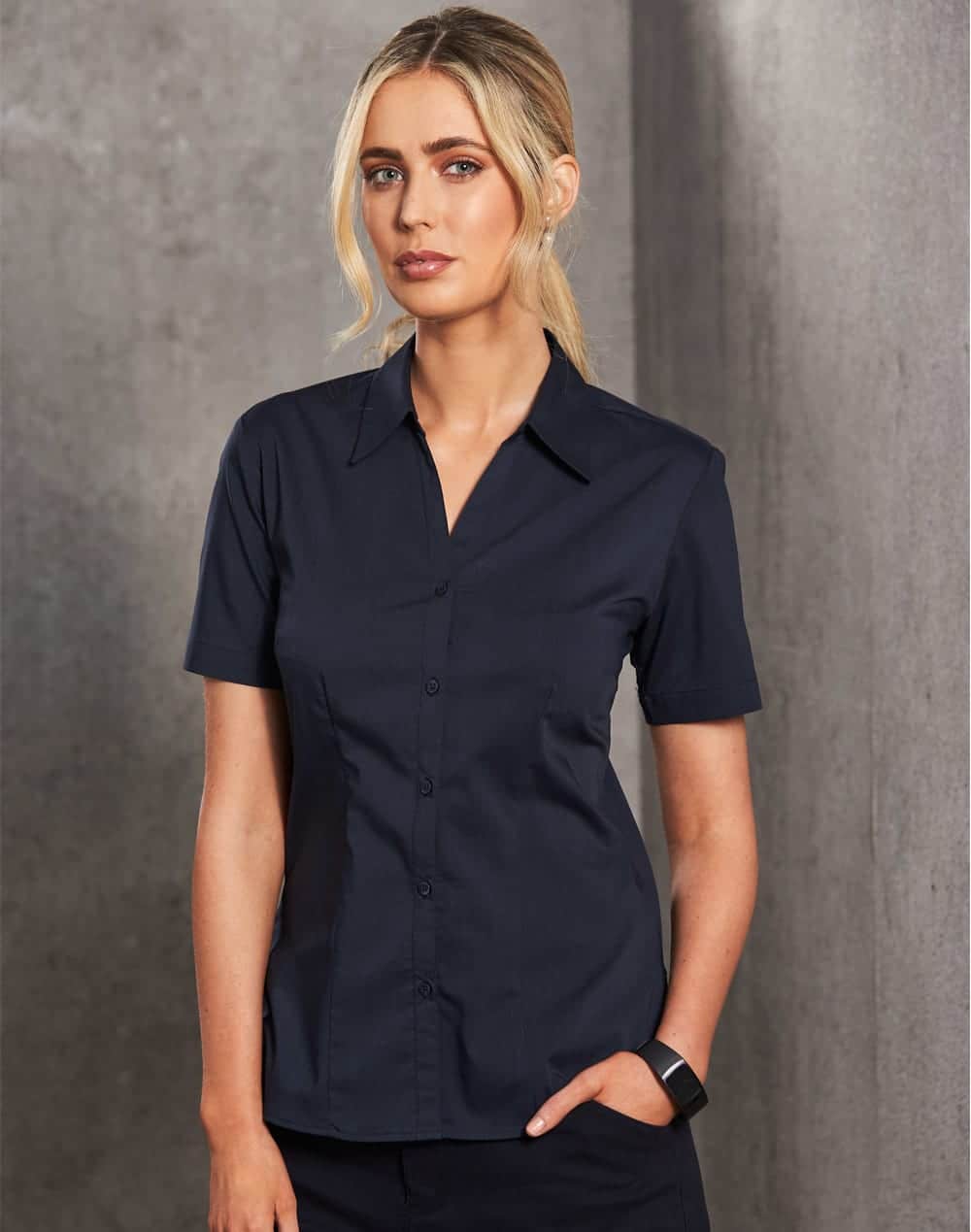 Executive Lady Short Sleeve Shirt SH-BS07S