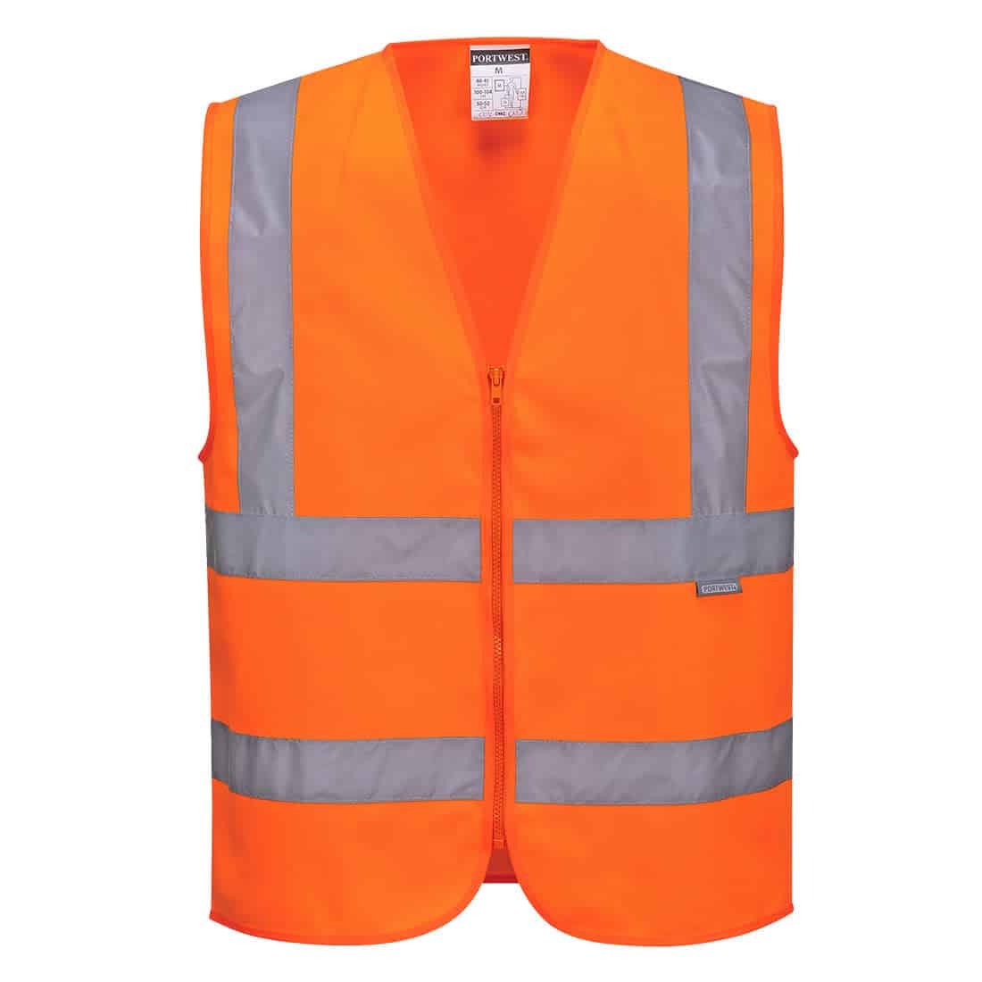 Hi-vis Zipped Band And Brace Vest
