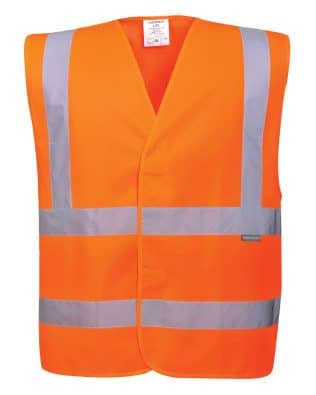 Custom Portwest Hi-Vis Band and Brace Vest