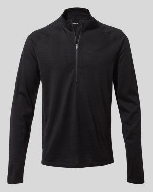 Craghoppers Merino half zip ls baselayer top C3-CEU001