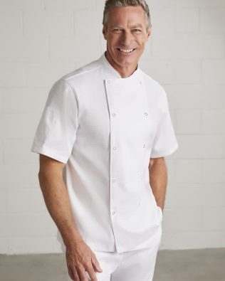 Custom Biz Collection Mens Zest Short Sleeve Chef Jacket FA-CH232MS