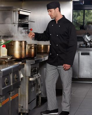 Shiny Chef’s Jacket Long Sleeve SH-CJ01