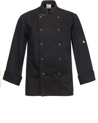 Custom Chefscraft- EXEC CHEF JACKET WITH STUDS LS