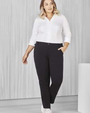 Custom Biz Care Womens Comfort Waist Straight Leg Pant FA-CL955LL