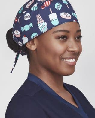 Custom Biz Care Unisex Printed Scrub Cap FA-CSC245U