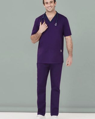 Custom Biz Care Mens Riley Stretch Scrub Top FA-CST043MS