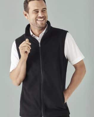 Custom Biz Care Mens Plain Micro Fleece Vest FA-F233MN