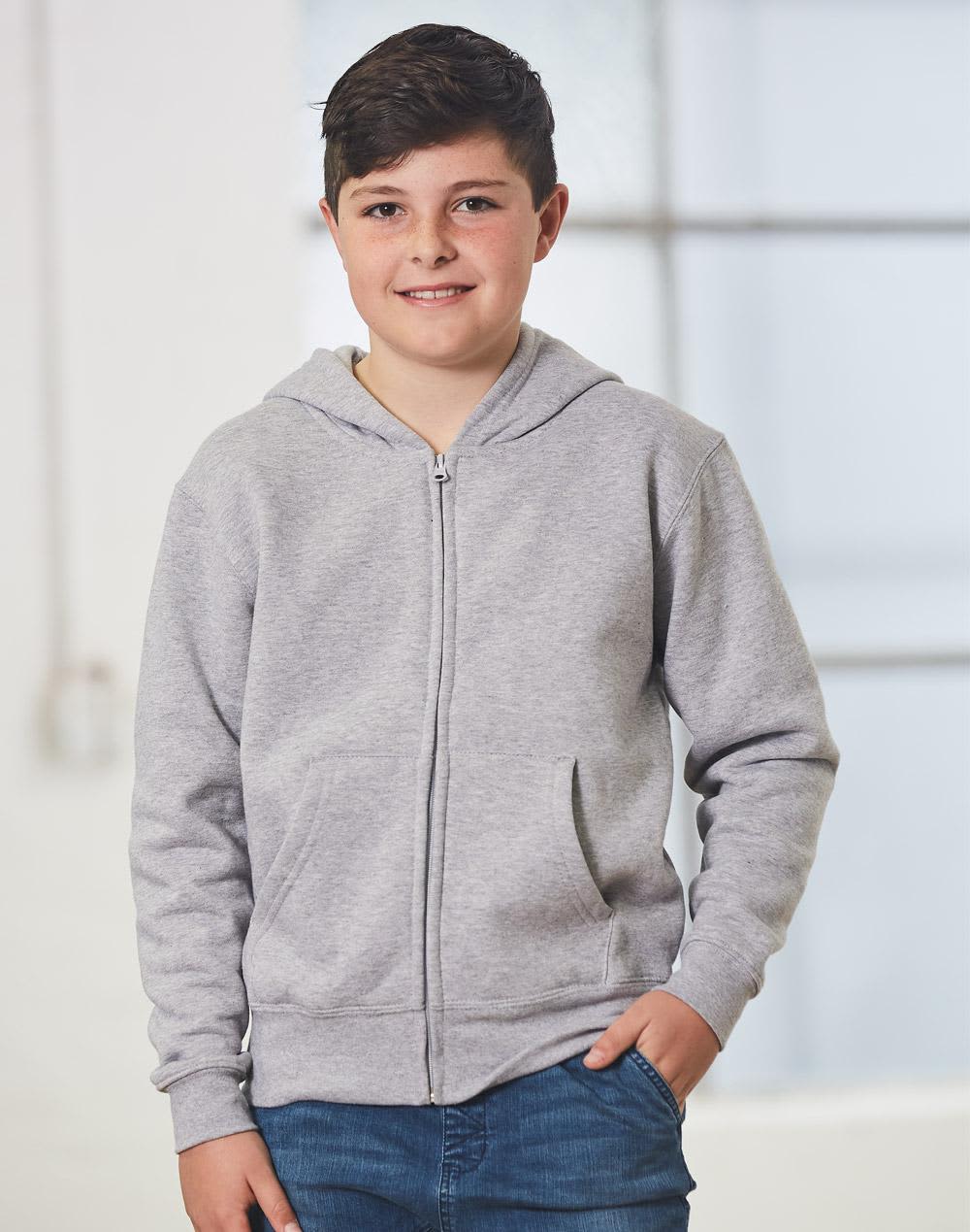 Kid's full-zip fleecy hoodie SH-FL03K