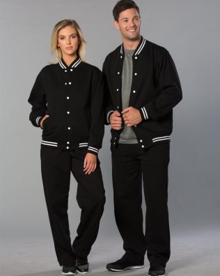 Shiny Adult’s Fleece Varsity Jacket SH-FL11