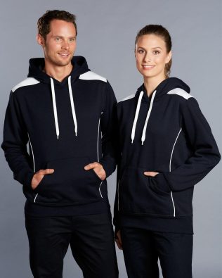 Shiny Adult’s Kangaroo Pocket Contrast Hoodie SH-FL19