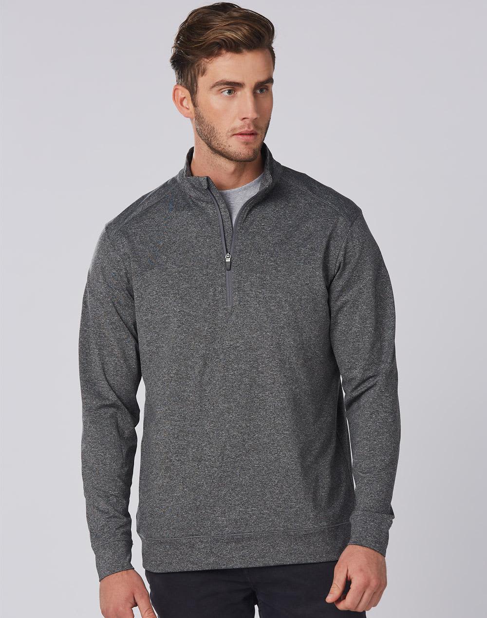 Ultimate Half Zip Long Sleeve Sweat Top Mens