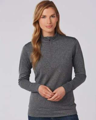 Shiny Ladies’ Half Zip L/S Sweat Top SH-FL26