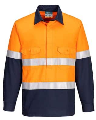 Custom Portwest 2-Tone Closed Vented Shirt