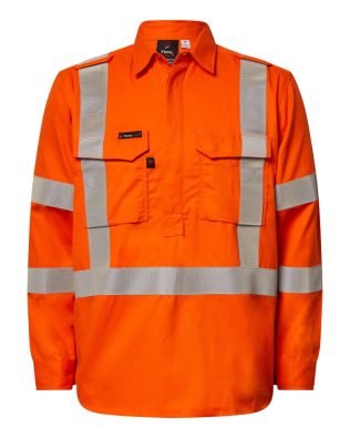 Flamebuster- MENS HRC2 CLOS FRONT ORG SHIRT