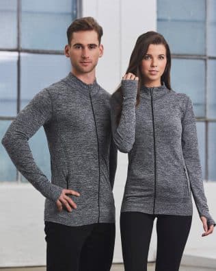 Shiny Unisex Seamless Heather Jacket SH-JK39