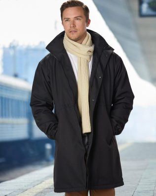 Shiny Long Line Stadium Jacket SH-JK50