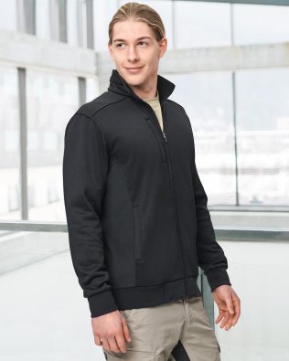 Shiny Men’s Jacquard Fleece Jacket SH-JK57