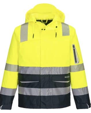 Custom Portwest Hi-Vis Men’s Shell Jacket D/N
