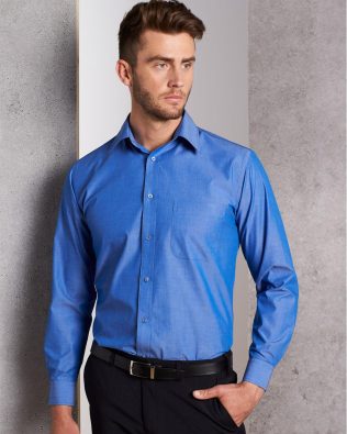 Shiny Men’s Nano Tech Long Sleeve Shirt SH-M7002