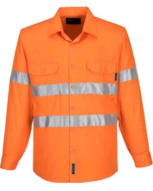 Custom Portwest Lightweight Shirt L/S D&N