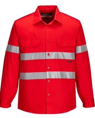 Custom Portwest Darwen Open Front Shirt