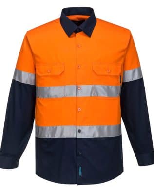 Custom Portwest Lightweight Shirt L/S D&N