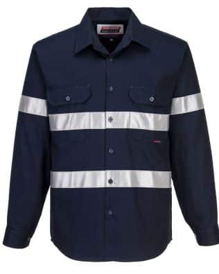 Custom Portwest Cotton Shirt L/S Class N