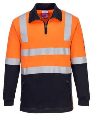 Custom Portwest FR Hi-Vis Brushed Fleece
