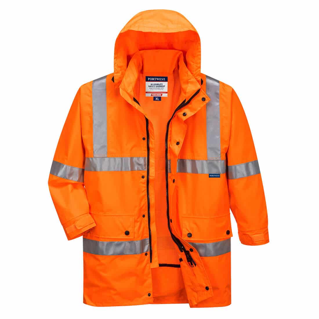 Hi-vis Rain Jacket Lite D&n