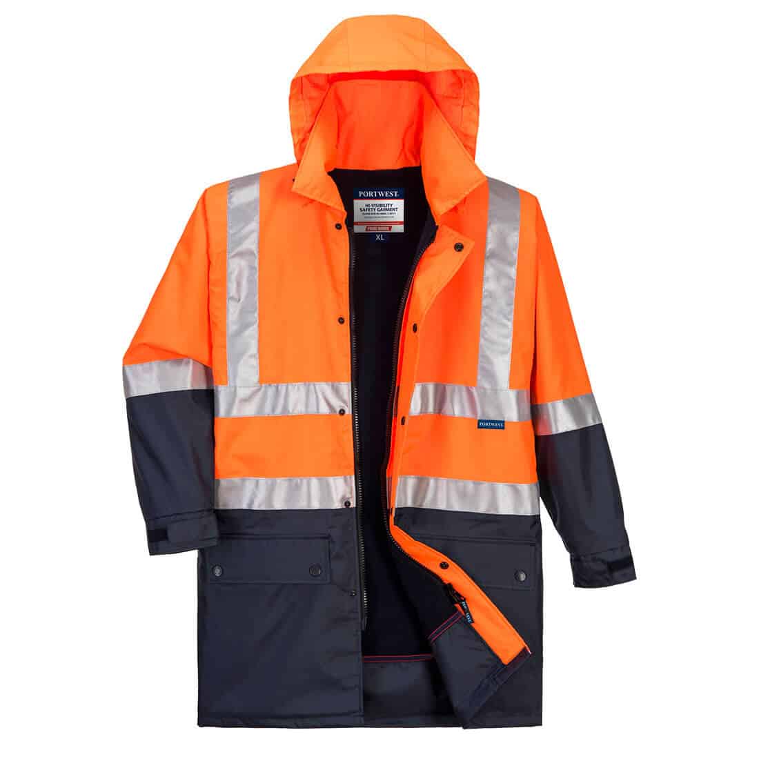 Hi-vis Jacket Fleece Lined D/n