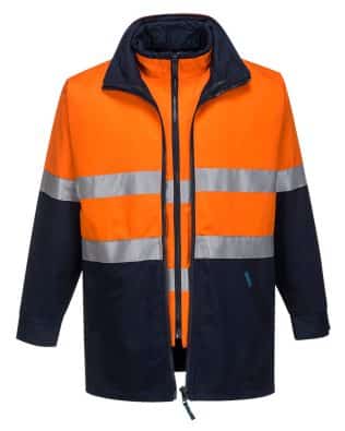 Custom Portwest Cotton 4in1 Jacket D&N