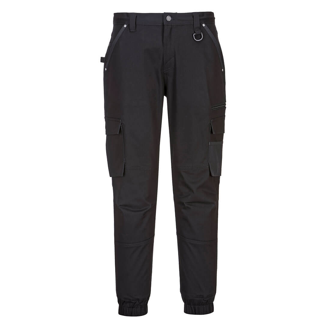 Cuffed Slim Fit Work Pants