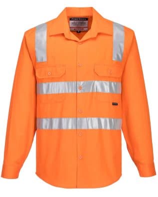 Custom Portwest Cotton Shirt Open L/S D&N